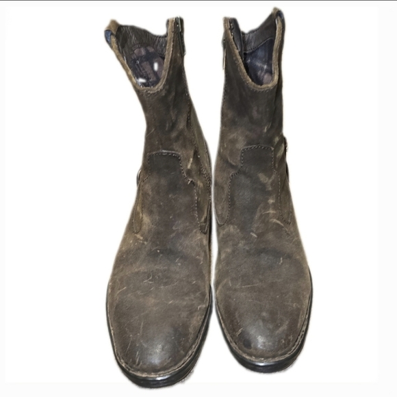 Børn "Alondra" Glazed Ginger Rustic Barn Ankle Boots/Booties 7.5 - Price Firm - Picture 8 of 8